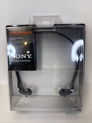 Sony MDR-W08L Headband Headphones - Black New Sealed