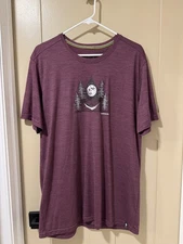 Smart Wool Crew Neck Short Sleeve Shirt Men's Large