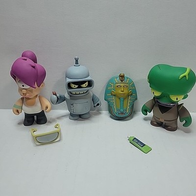Kidrobot Futurama Vinyl Figure Lot Bender