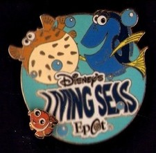 Disney inding Nemo and the Epcot attraction Living Seas pin