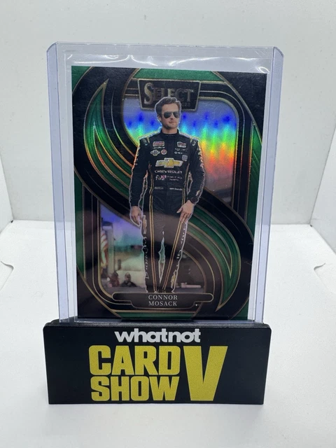 2025 Panini Select Racing Prizm Trackside Green Connor Mosack /5