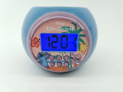 Lexibook Disney Stitch Projektionswecker mit Licht & Alarmfunktion   Blau