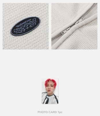 KEY 2025 KEYLAND : Uncanny Valley SHINEE OFFICIAL MD KNIT ZIP-UP