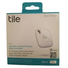 Tile Mate 2022 Universal Bluetooth Tracker - White