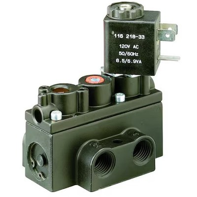 Aro A212ss-024-D Solenoid Air Control Valve, 1/4 In, 24Vdc