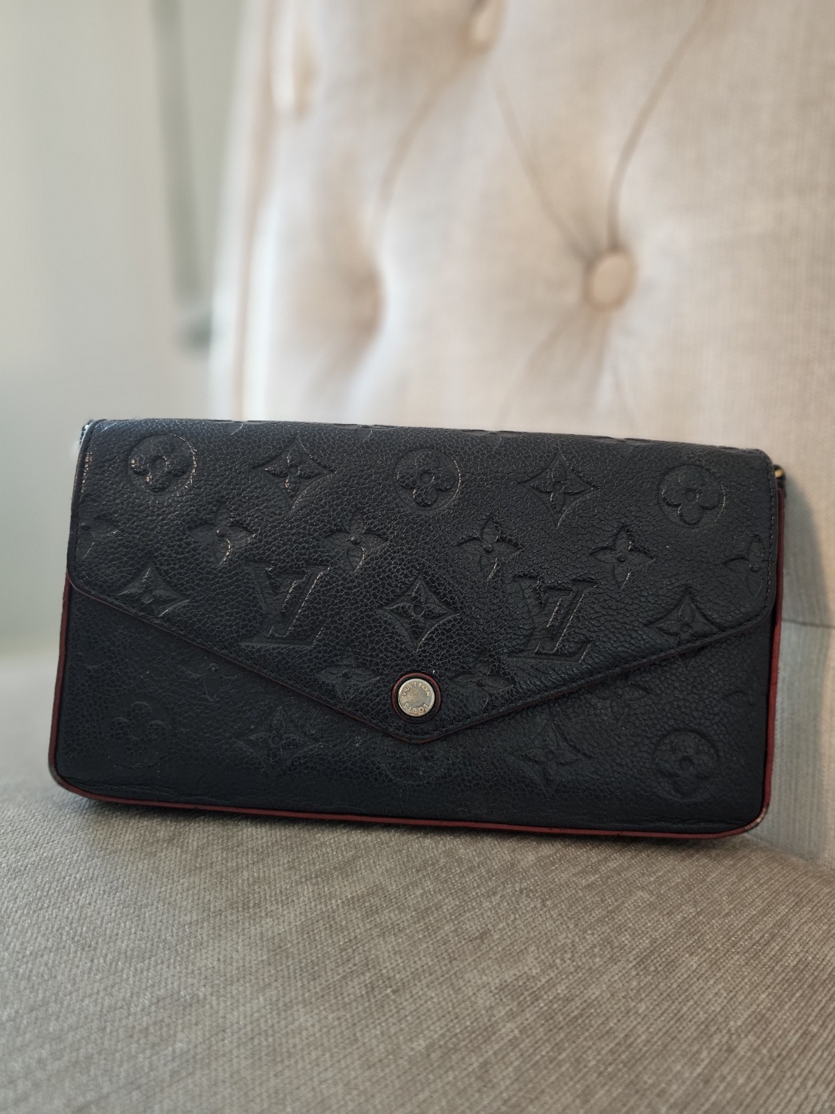 Louis Vuitton Pochette Félicie Monogram Empreinte Leather Wallet on Chain WOC