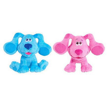 15-20cm Blue's Clues  You Beanbag Plush Doll Blue Pink Dog Soft Stuffed Toys C