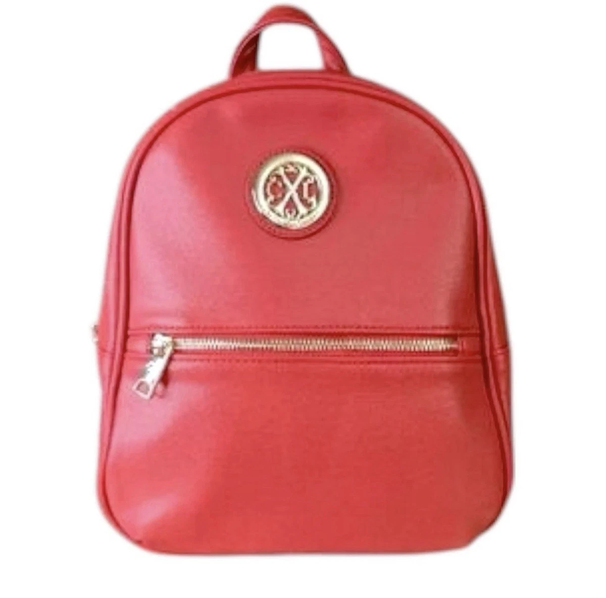 CXL by Christian Lacroix Pine Cavalier Backpack Red Faux Leather w/ Gold Accents Christian Lacroix Red Bags & Handbags for Women for sale | eBay main image 3