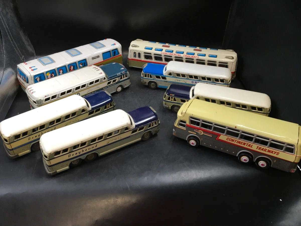 Trailways Toy Bus In Vintage & Antique Tin Toy Vehicles for sale