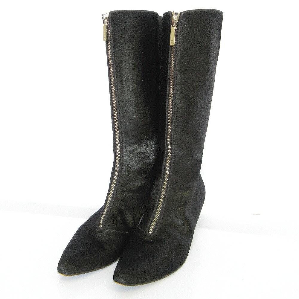 Louis Vuitton Long Boots Shoes EU 38.5 US 8.5 Black Authentic thumbnail 18