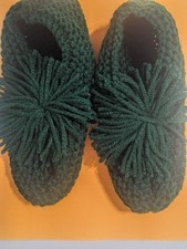 handmade knitted slippers