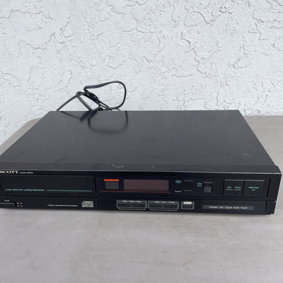 Scott CD Player Model 959-DA 1986 Vintage Black Stereo Hi Fi