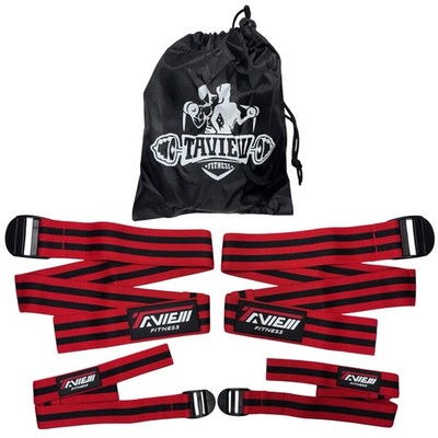 TAVIEW BFR Occlusion Blood Flow Restriction Training Bands 2 Leg, 2 Bicep Set