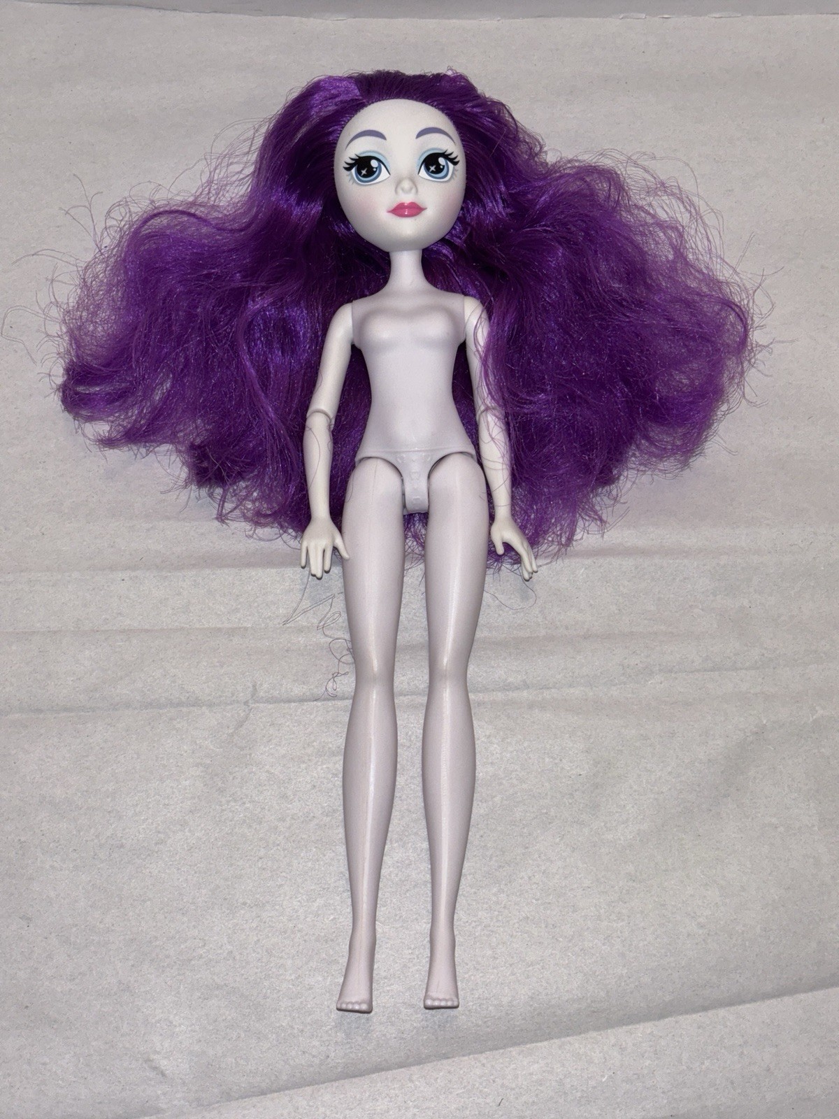 My Little Pony Equestria Girls Rarity Doll Purple Hair Nude 
