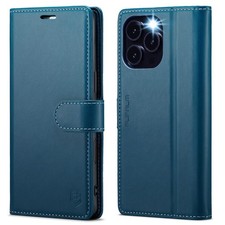 Wallet Case for iPhone 16 , RFID Blocking Credit , PU Leather Folio Flip Kick...