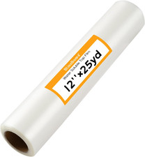 Water Soluble Stabilizer Embroidery Wash Away Stabilizer 12" 25 Yd 35 Um Clear