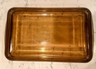 Amber Pyrex Baking Dish #232-N 11 1/8" X 7 1/2" X 2" (4D2)