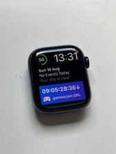 Apple Watch Series 8 GPS, 41mm Midnight Aluminium Case with Sport Loop & Band