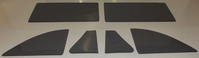1966 1967 Ford Fairlane Mercury Comet Convertible Glass Vent Door Quarter Set YT
