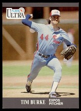1991 Ultra Tim Burke Montreal Expos #198 14306
