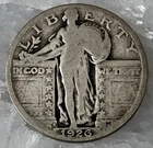 1926 S Standing Liberty Quarter 25C Silver 0.900 Fine San Francisco Mint Coin #8