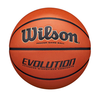 Wilson Evolution Indoor Game Basketball - Black, Size 7 - 29.5