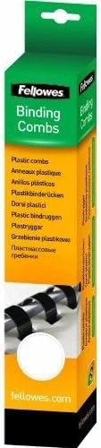 Fellowes A4 8mm Plastic Binding Combs for Comb Binding Machine Binds 21 to 40 Pa - Image 3 of 4