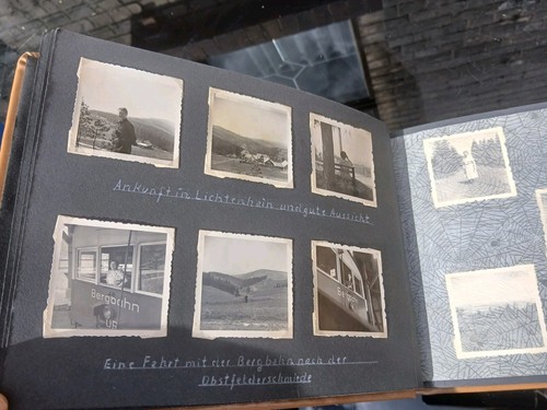 1 Fotoalbum leer + 1 Fotoalbum 50 er Jahre mit 230 Fotos Familie Autos Zoo Halle - Bild 14 von 18