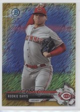 2017 Bowman Chrome Prospects Gold Shimmer Refractor 30/50 Rookie Davis s3g