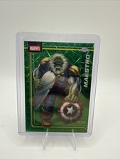 2026 Topps Chrome Marvel Comics Maestro Hulk Green Lazer Refractor 25/99 #133