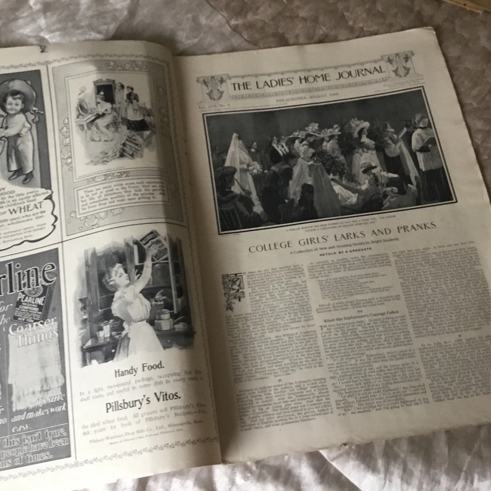 The Ladies Home Journal August 1900 Age Related (38 pages) - Image 4 of 4