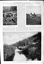 Old 1900 Devon Somerset Staghounds Exe Stag Hele Bridge Fred Goss Dul Victorian