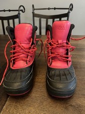 524873-601 NIKE WOODSIDE 2 HIGH Red / BLACK PRE SCHOOL LITTLE KIDS BOOT SZ 3.5Y