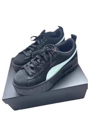 Puma Mayze x Dua Lipa Plateau Sneaker UK 3,5 schwarz pastellblau einmal getragen