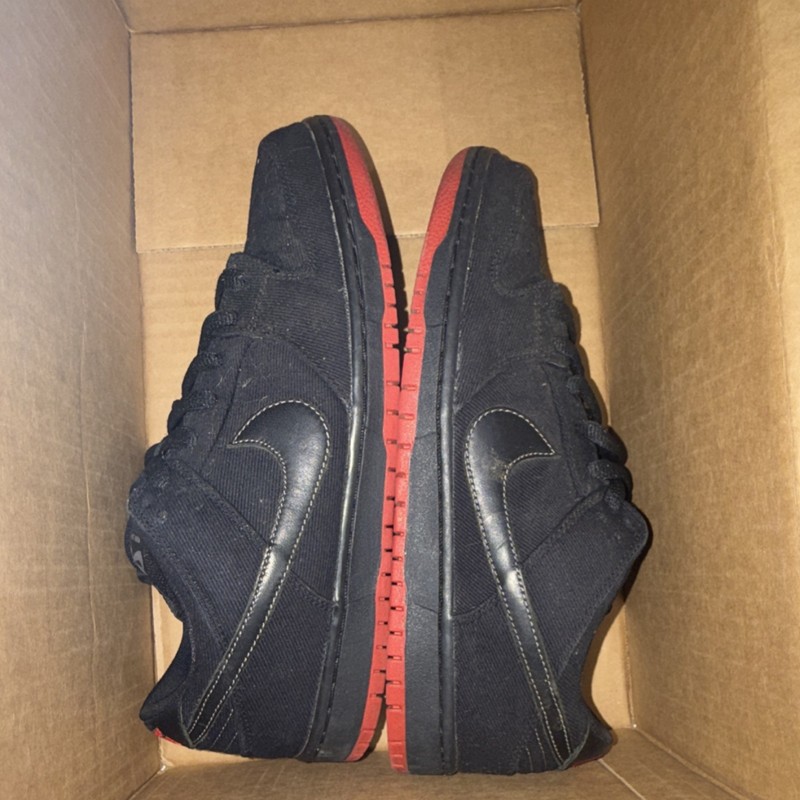 Nike SB Dunk low Levis Denim black no box 10M VNDS