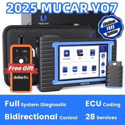 MUCAR Scanner VO7 Auto Full System Diagnostic Bidirectional Tool OBD2 Scanner US