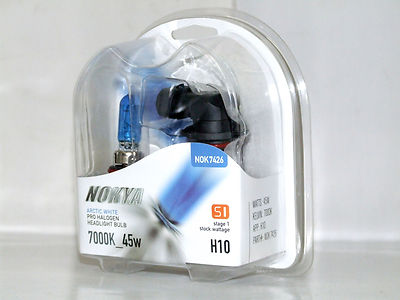 Nokya 7000k 45w Arctic White H10 Halogen Fog Light Bulbs B