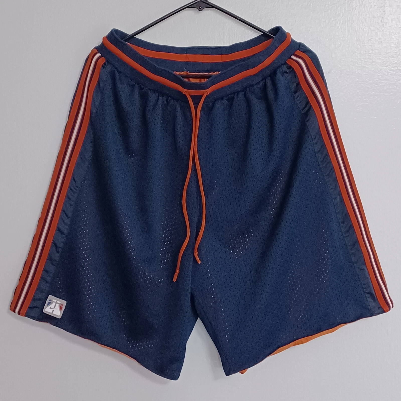 Short d'athlétisme homme Nike Supreme Vintage Réversible Orange et Marine 
