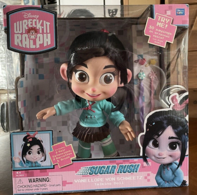 DISNEY WRECK-IT RALPH VANELLOPE VON SCHWEETZ TALKING DOLL surar