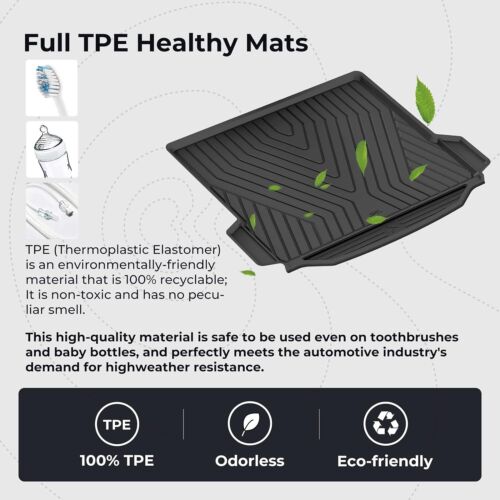 3W TPE Boot Liner For BMW X3 X4 2019-2023 All Weather Custom Fit Trunk Mats - Picture 2 of 8