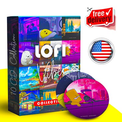 Smooth jazz music 10xCDs Lo-Fi hip hop beats - Relax, Chill, Work, Study & Focus
