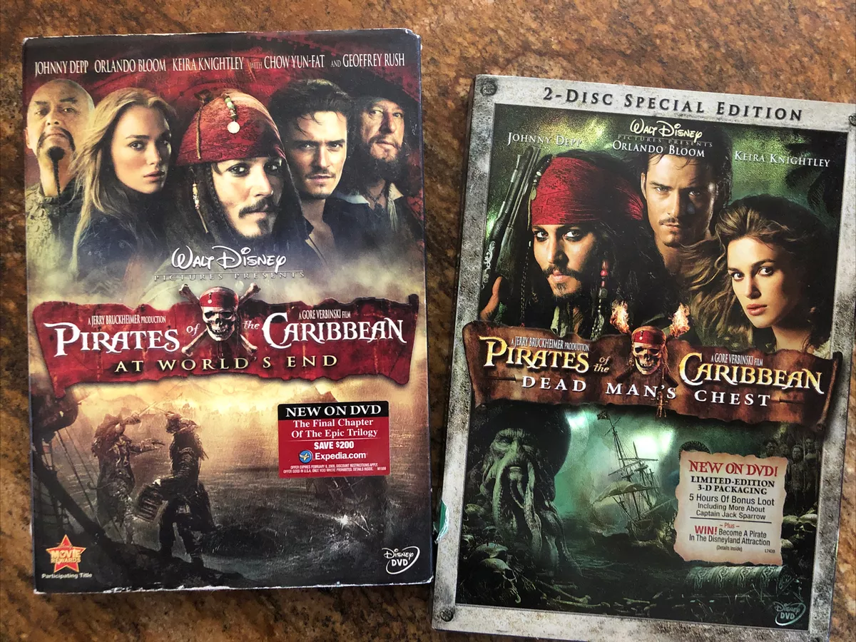 Pirates of the Caribbean: At World's End (DVD, 2007) - Like New  786936292992