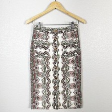 Maeve by Anthropologie Women's Kaleidoscope Button-Front Pencil Skirt Size 0