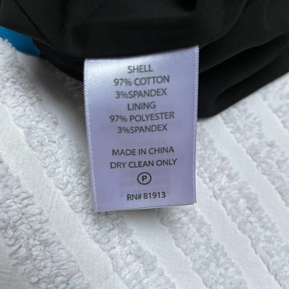 Falda lápiz Plenty by Tracy Reese mezcla de algodón tejida bloques de color floral pequeña Foto 4 de 4