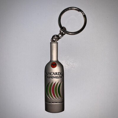 Bacardi Grandmelon Keychain / Keyring   Original Watermelon Rum   New Old Stock