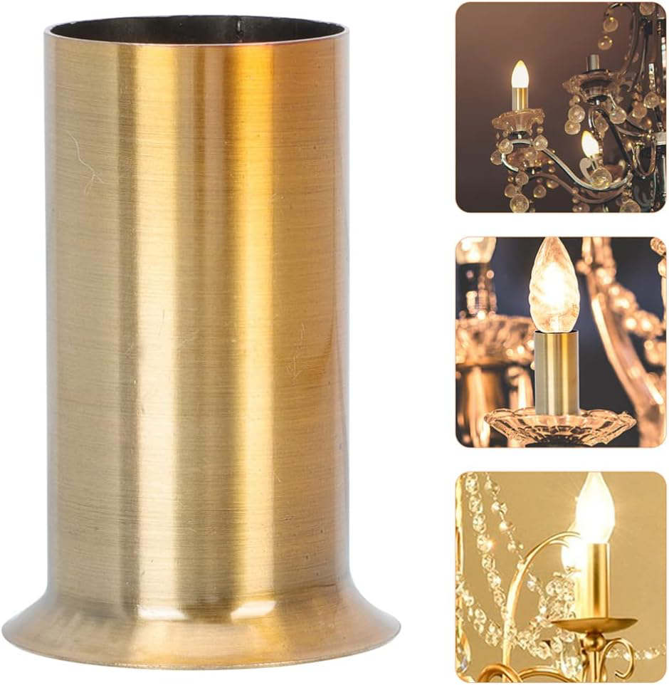 Uonlytech Chandalier Chandelier Candle Socket Covers Sleeves 10pcs