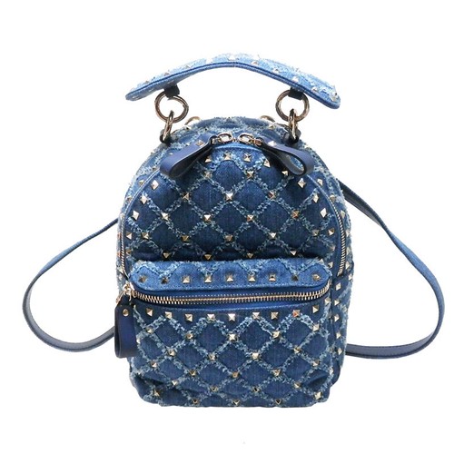 Valentino Garavani Denim Rock Studs 