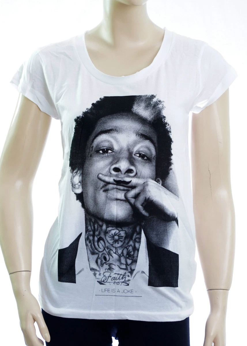 ELEVEN PARIS moustache TS WIZKA WIZ KHALIFA Tee shirt femme white ...