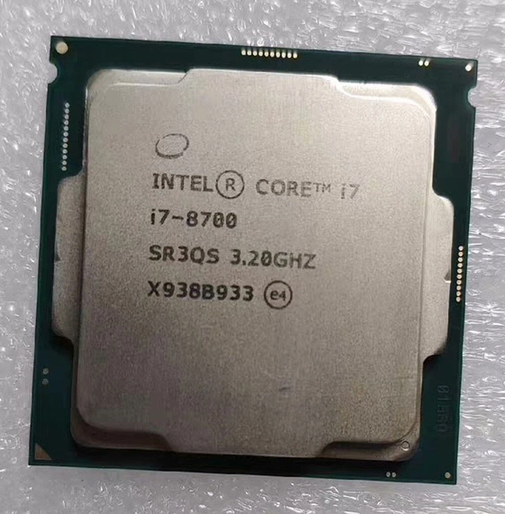 Intel Core i7-8700 Processor Model Computer Processors LGA 1151