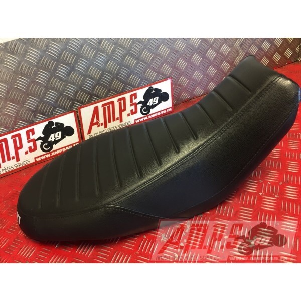 Selle Scrambler Desert Sled en cuir marron vintage pour moto de trail